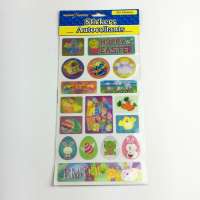 Factory custom design pp/pet/pvc plastic kids sticker