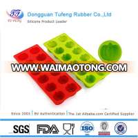 2017 hot selling silicone ice cube tray