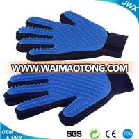 Five Finger Pet Grooming Gloves Silicone Massage Hair Remover Pet Dog Cat Cleaning Brush Magic Glove