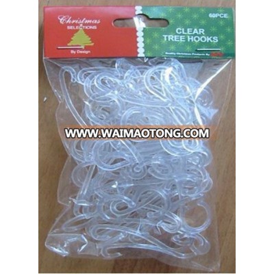 Christmas clear tree hooks