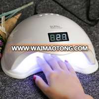 Nail polish Dubai 48w LCD uv nail dryer for gel nail kit set